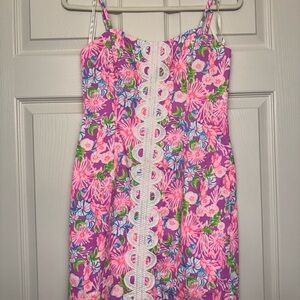 Lilly Pulitzer Pink and Purple Floral Dress